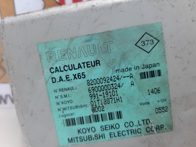 Coluna da direção 8200092424 RENAULT