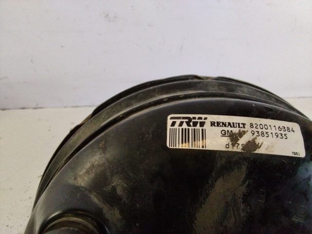 Reforçador dos freios a vácuo 8200116384 RENAULT