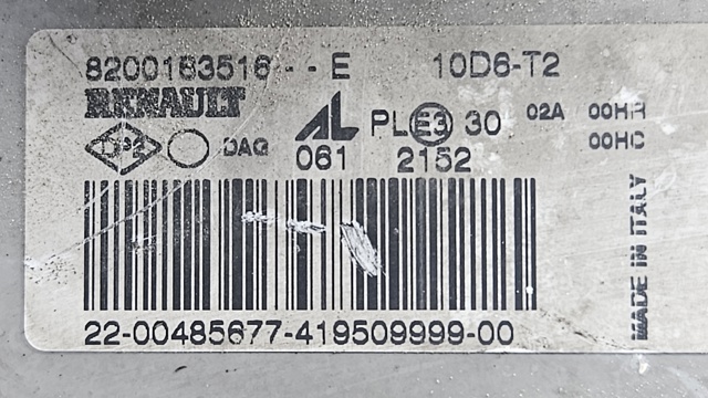 8200163516 Opel