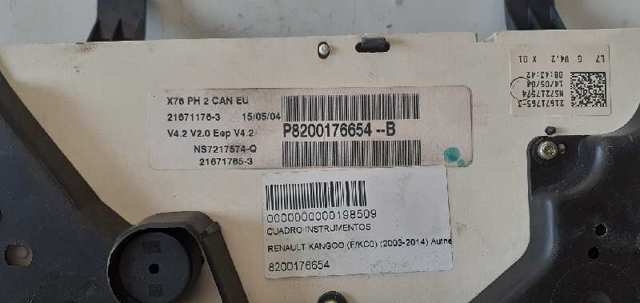 Painel de instrumentos (quadro de instrumentos) 8200176654 RENAULT