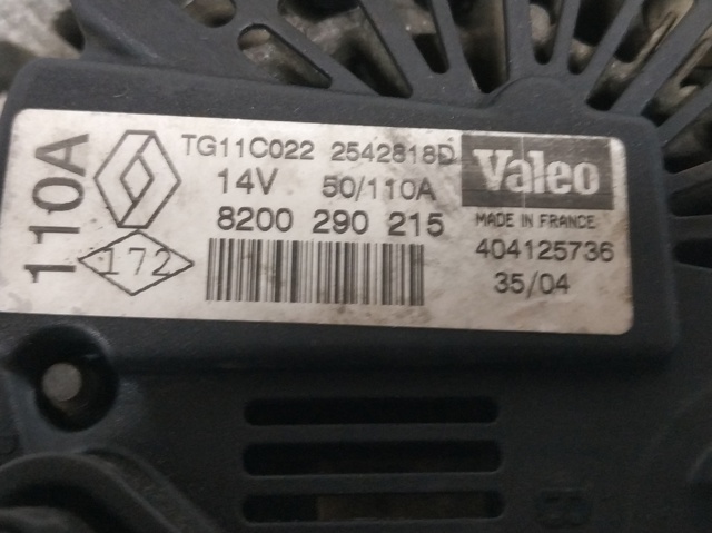 Gerador 8200290215 RENAULT