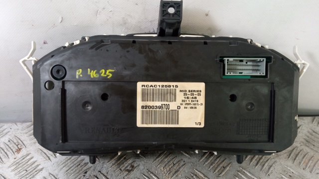 Painel de instrumentos (quadro de instrumentos) 8200399700 RENAULT