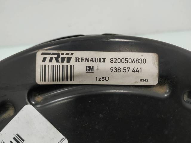 Reforçador dos freios a vácuo 8200506830 OPEL