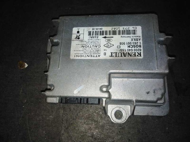 Módulo processador de controlo da bolsa de ar (Centralina eletrônica AIRBAG) 8200645158 RENAULT