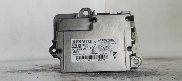 Módulo processador de controlo da bolsa de ar (Centralina eletrônica AIRBAG) 8200645158 RENAULT