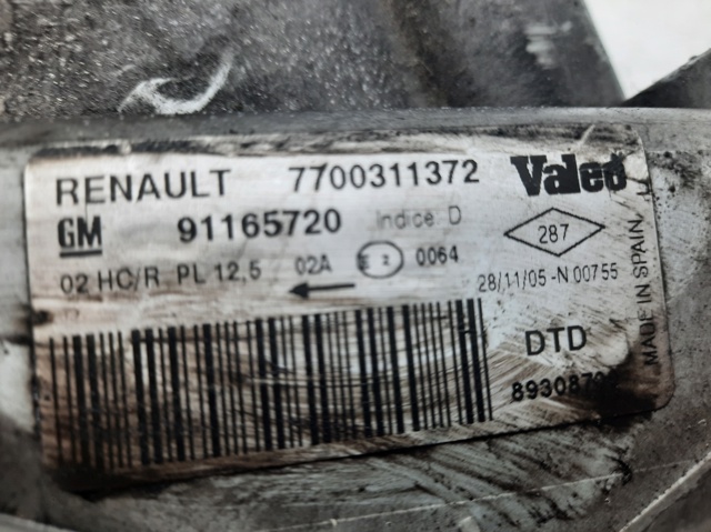 Luz direita 8200701356 OPEL