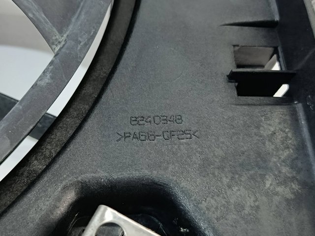 Difusor do radiador de esfriamento, montado com motor e roda de aletas 8240348 RENAULT