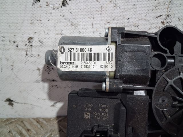 Motor de acionamento de vidro da porta traseira esquerda 827310004R RENAULT