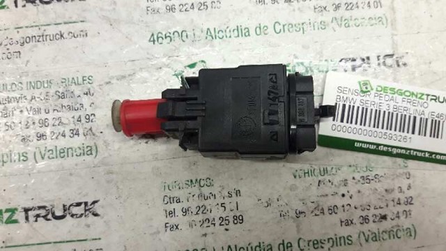 Sensor de ativação do sinal de parada 8360417 BMW