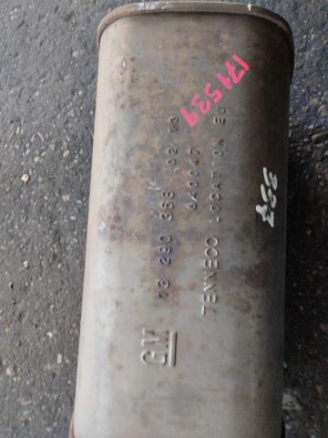 Silenciador, parte traseira 852519 OPEL