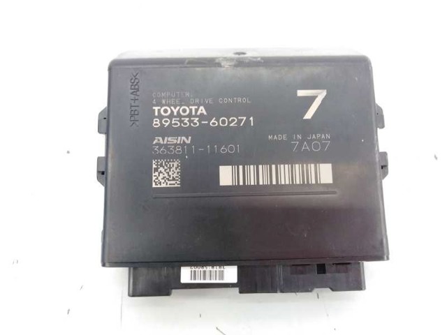Módulo de direção (Centralina eletrônica) de tracção integral 8953360271 TOYOTA