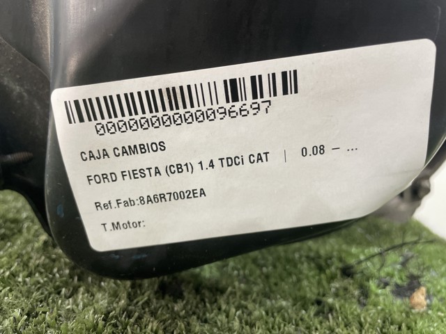 Caixa de Mudança montada (caixa mecânica de velocidades) 8A6R7002EA FORD
