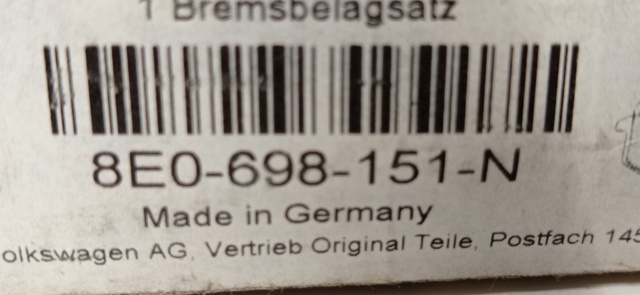 8E0698151N VAG