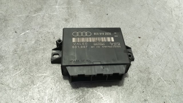 Módulo de direção (Centralina eletrônica) de sensor de estacionamento 8E0919283B VAG
