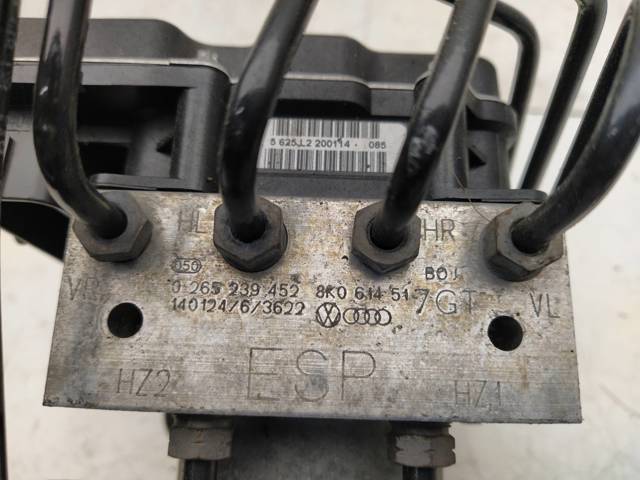 Unidade hidráulico de controlo ABS 8K0907379CN VAG