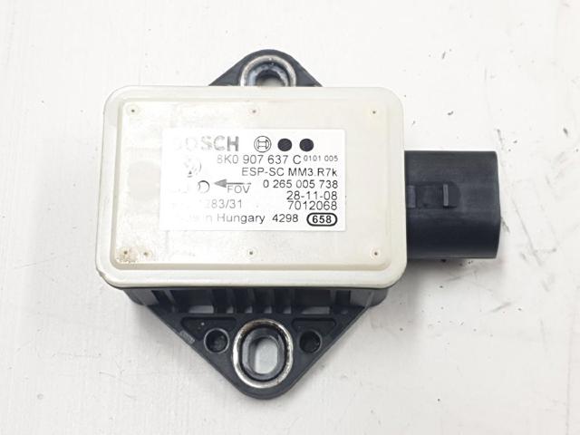 Sensor de aceleração transversal (ESP) 8K0907637C VAG