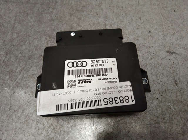 Unidade de controlo (módulo) do freio de estacionamento eletromecânico 8K0907801C VAG