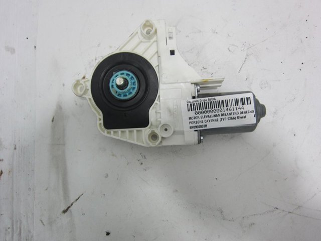 Motor de acionamento de vidro da porta dianteira direita 8K0959802B PORSCHE