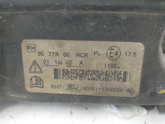Luz direita 8M5113W029AD FORD