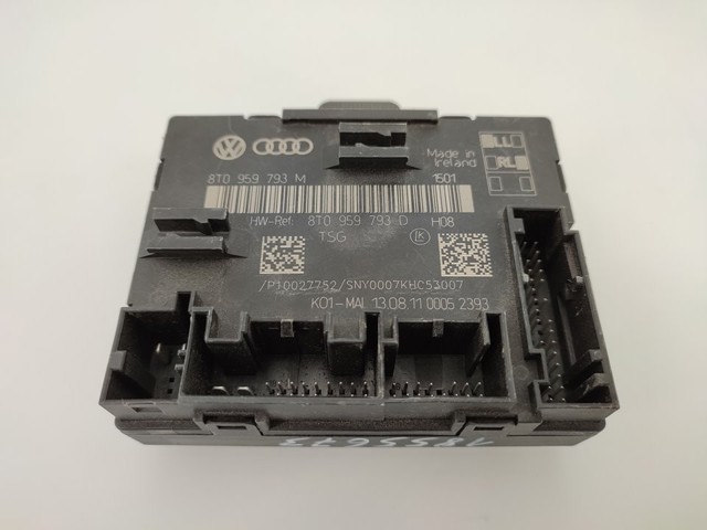 Módulo de conforto da porta dianteira 8T0959793D VAG
