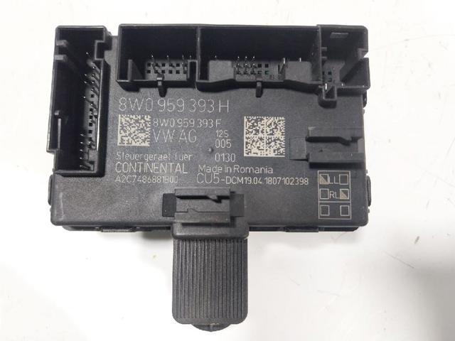 Módulo de conforto da porta dianteira 8W0959393H VAG