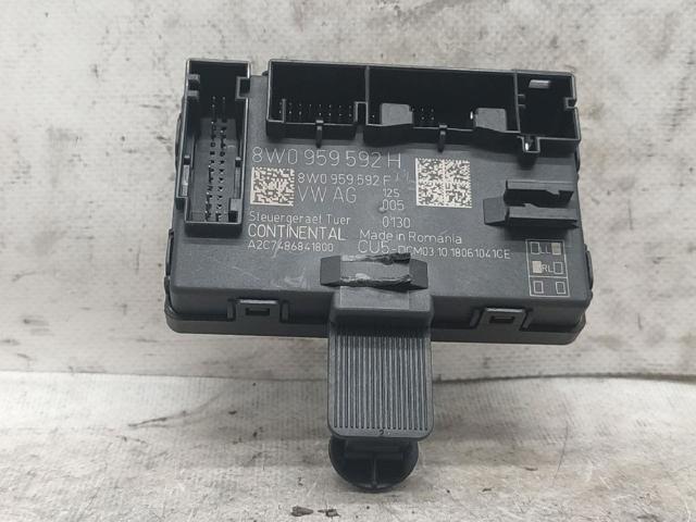 Módulo de conforto da porta dianteira 8W0959592H VAG