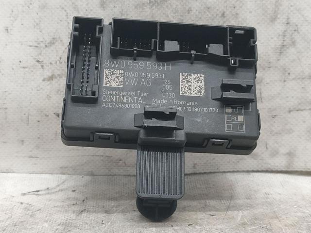 Módulo de conforto da porta dianteira 8W0959593H VAG