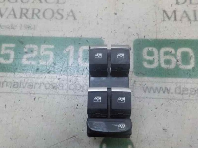 Unidade de botões dianteira esquerda de controlo de elevador de vidro 8W0959851E5PR VAG