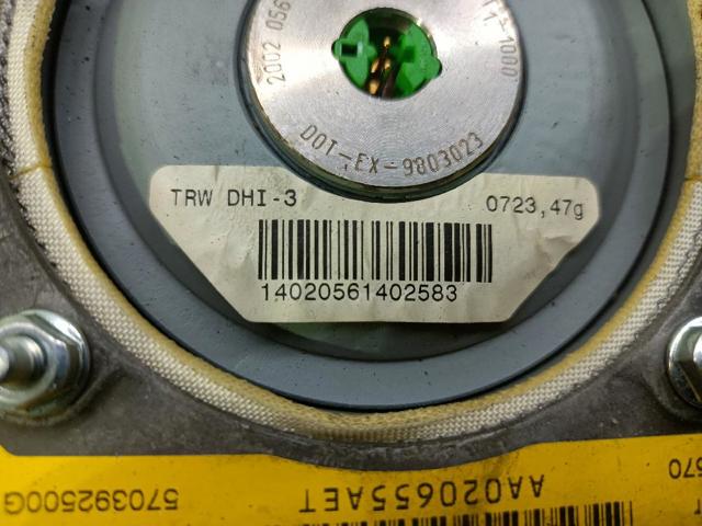 Cinto de segurança (AIRBAG) de condutor 90437570 OPEL