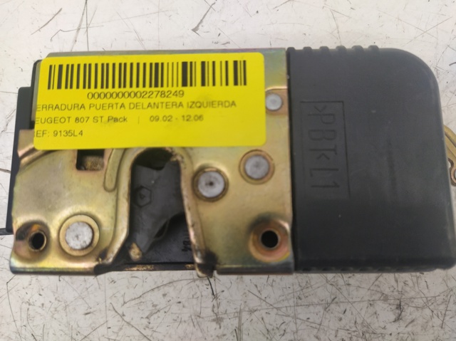 Fecho da porta dianteira esquerda para Citroen C8 EA, EB