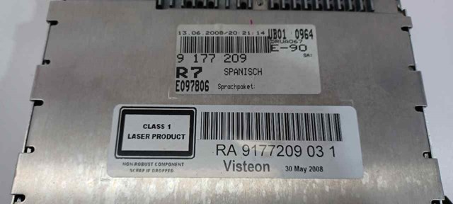 Aparelhagem de som (rádio AM/FM) 9177209 BMW
