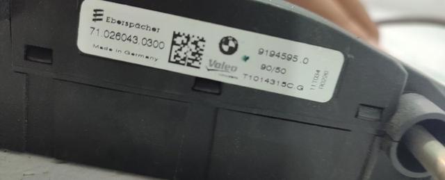 Radiador de forno (de aquecedor) 9194595 BMW