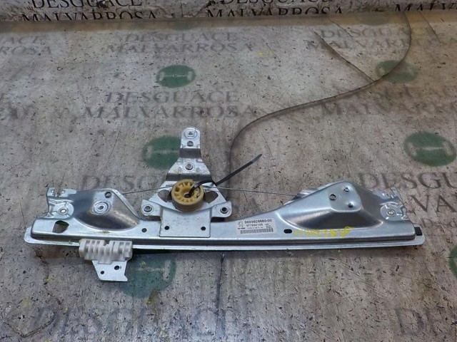Mecanismo de acionamento de vidro da porta traseira direita 9224E2 PEUGEOT
