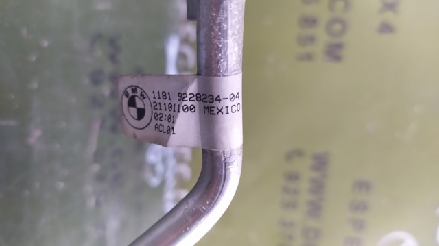 Mangueira de aparelho de ar condicionado, desde o radiador até o vaporizador 9228234 BMW
