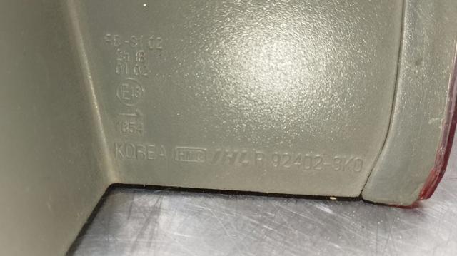 Lanterna traseira direita externa 924023K0 HYUNDAI