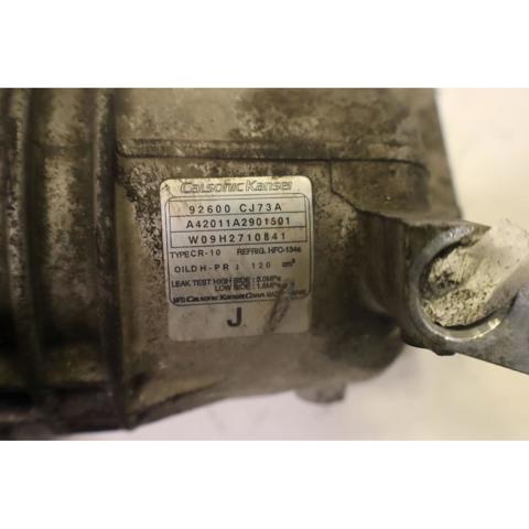 Compressor de aparelho de ar condicionado 92600CJ73A NISSAN