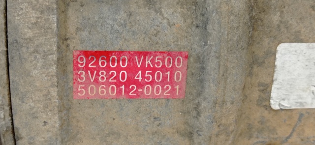 92600VK500 Nissan/Infiniti