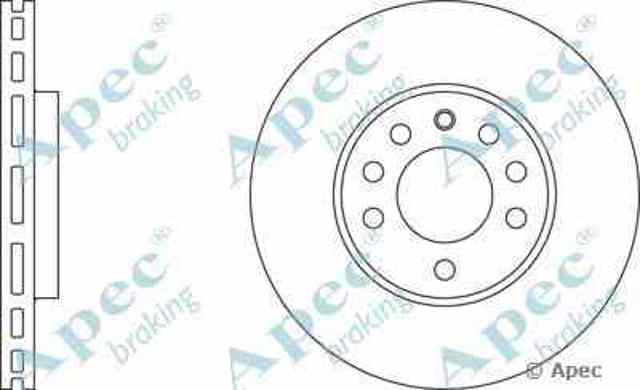 Disco do freio dianteiro 93171497 FIAT