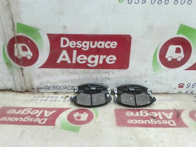 Sapatas do freio dianteiras de disco 93173148 OPEL