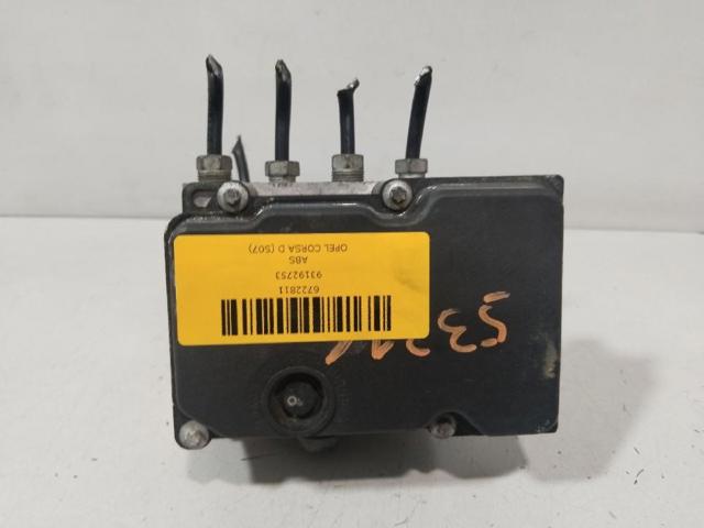 Unidade hidráulico de controlo ABS 93192753 OPEL