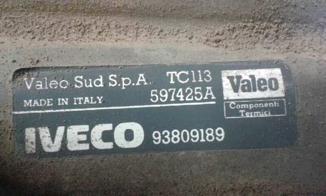Radiador de esfriamento de motor 93809189 IVECO