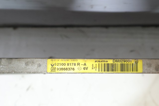 Radiador de aparelho de ar condicionado 93868376 OPEL