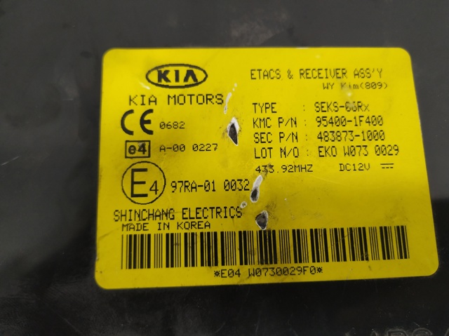 954001F400 Hyundai/Kia