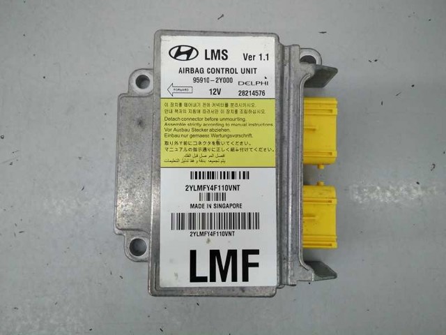 Módulo processador de controlo da bolsa de ar (Centralina eletrônica AIRBAG) 959102Y000 HYUNDAI