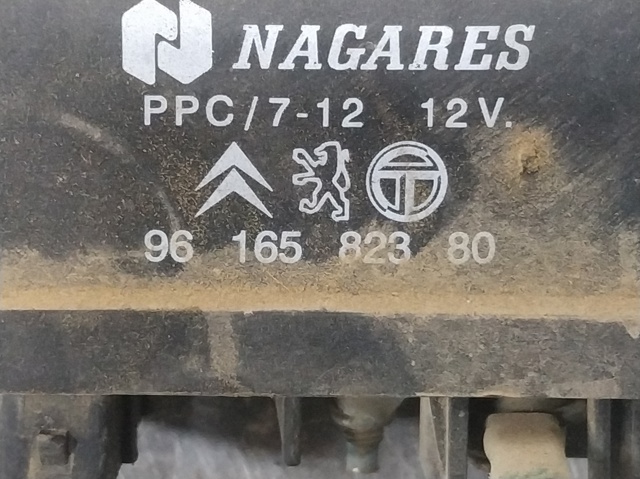 Relê das velas de incandescência 9616582380 PEUGEOT