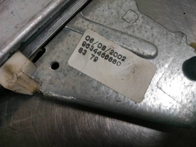 Mecanismo de acionamento de vidro da porta dianteira direita 9634456880 PEUGEOT