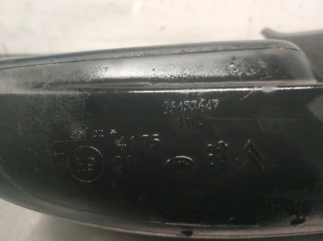 Espelho de retrovisão esquerdo 96453647 PEUGEOT