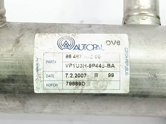 Radiador do sistema EGR de recirculação dos gases de escape 9646762280 PEUGEOT