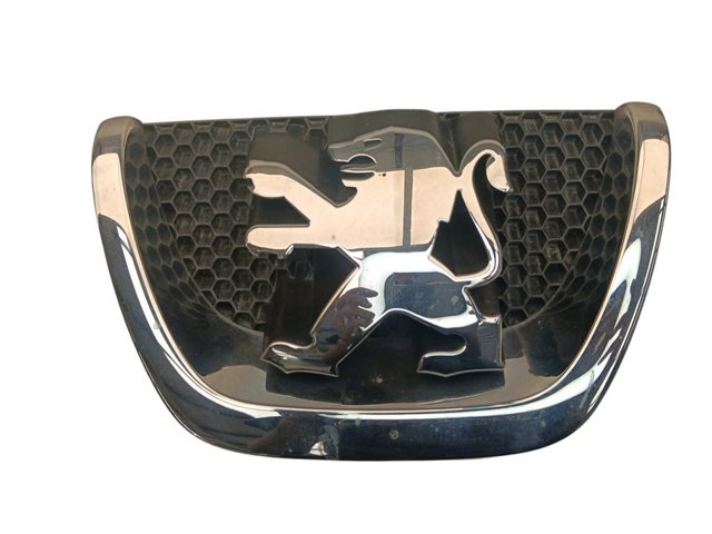 Emblema do pára-choque dianteiro 9649670480 PEUGEOT