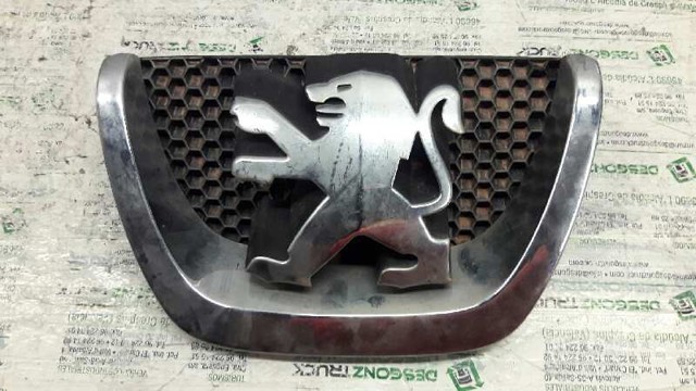 Emblema do pára-choque dianteiro 9649670480 PEUGEOT